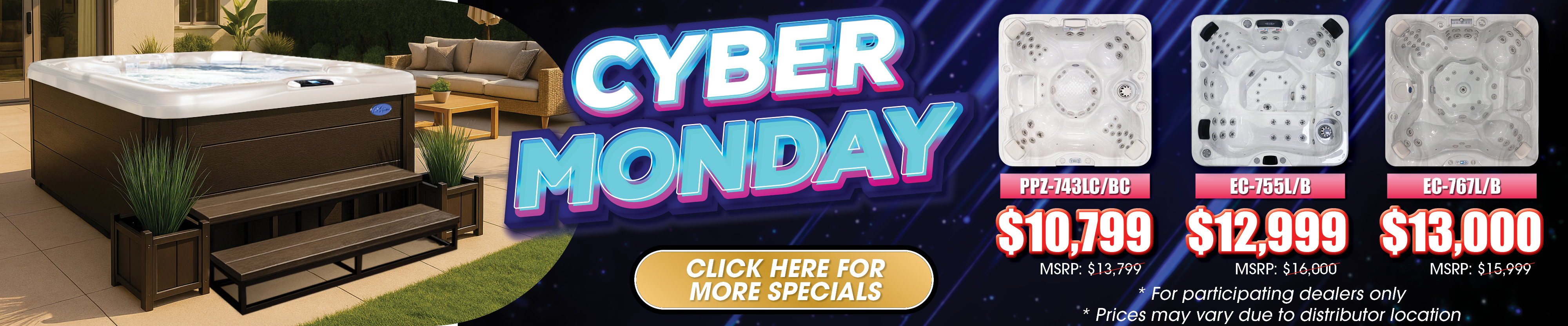 Calspas hot tub being used in a family setting - Providence