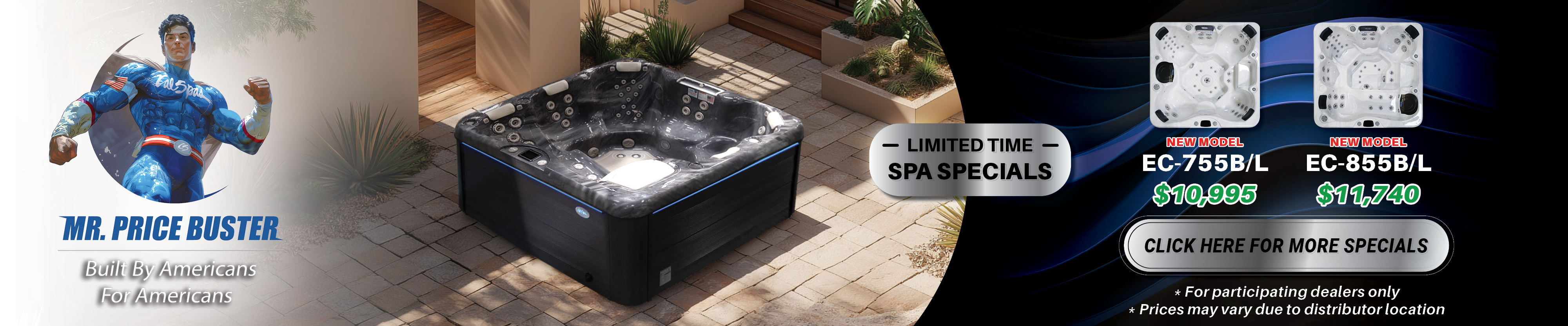 Calspas hot tub being used in a family setting - Providence